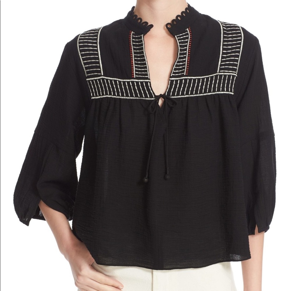 Apiece Apart Loreta Cotton Blouse